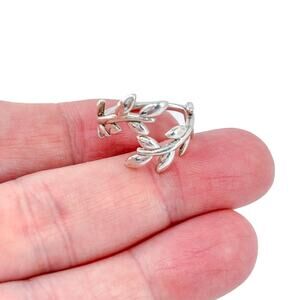 Estate Tiffany & CO Sterling Silver 925 Paloma Picasso Olive Leaf Ring Size 6